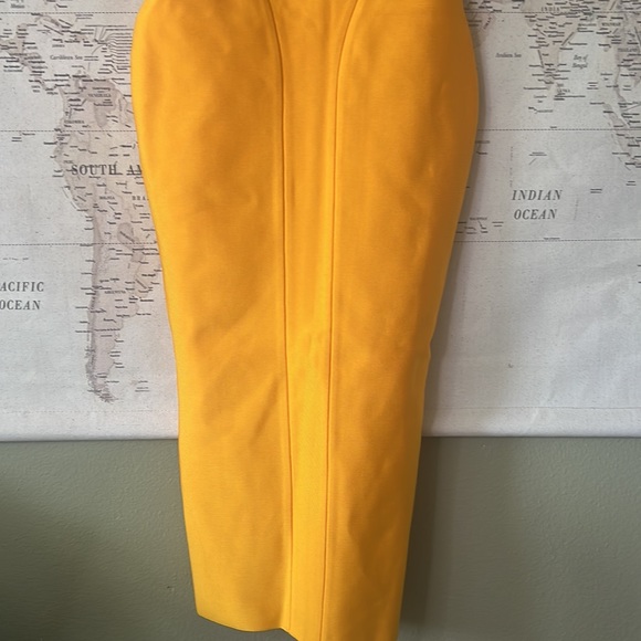 HOUSE OF CB 'Charlene' Tangerine Bandage Midi Dress NWOT - Picture 13 of 16